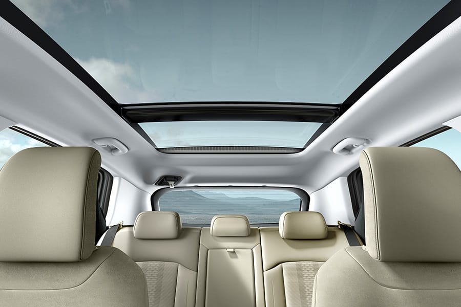Panoramic sunroof